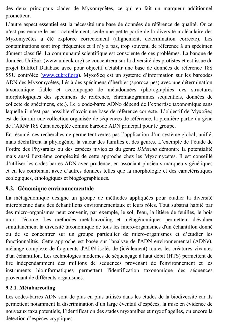 Une introduction à l'histoire et à la biologie des Myxomycètes