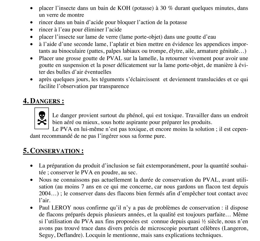 Alcool polyvinylique (PVA)