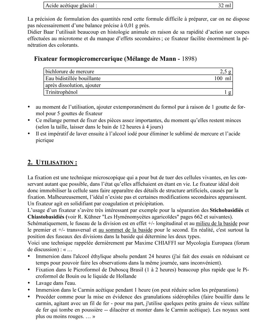 Fixateurs à base d’acide picrique et de formol 
