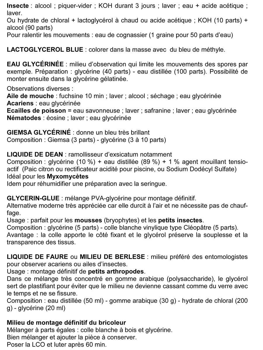 Glycérol