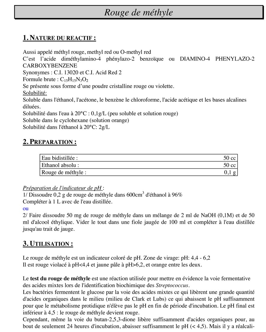 rouge de méthyle
